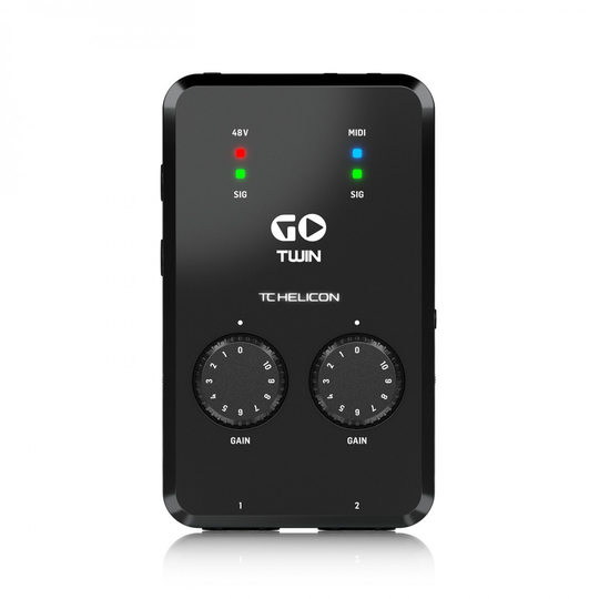 TC Helicon GO TWIN 2-channel Audio/MIDI Interface