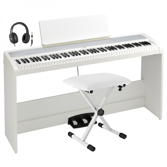 Korg B2SP Digital Piano With Stand Package White