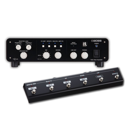 Boss Waza Tube Amp Expander with GA-FC Foot Controller