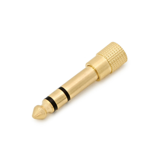 Headphone Jack Adaptor Gold by Gear4music