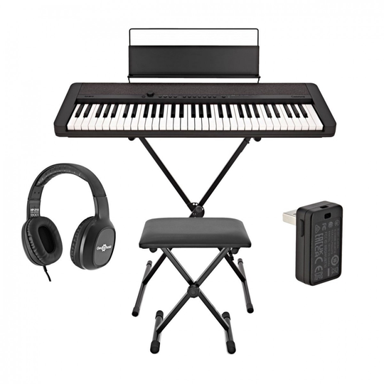 Casio CT-S1 Portable Keyboard Package with Bluetooth Dongle Black