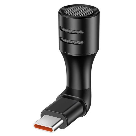 Micro USB-C Noise reduction and omnidirectional sound Ultra-compact Black