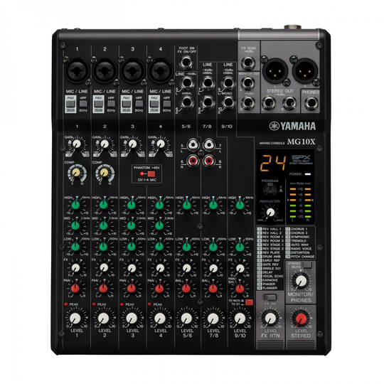 Yamaha MG10X CV Analog Mixer