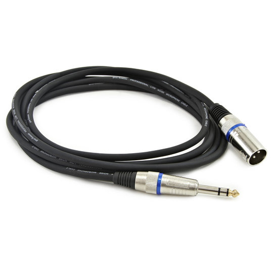 XLR (M) - Stereo Jack Cable 3m