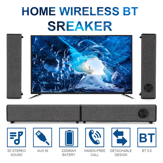 Detachable Surround Sound Bar System Wireless Bluetooth Soundbar TV