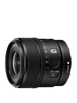 Sony E 15 Mm F1.4 G, Aps-C Wide Angle Prime Lens (Sel15F14G)