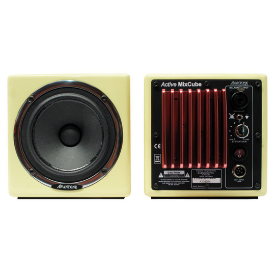 Avantone Mixcubes Active Studio Monitors Butter Cream (Pair)