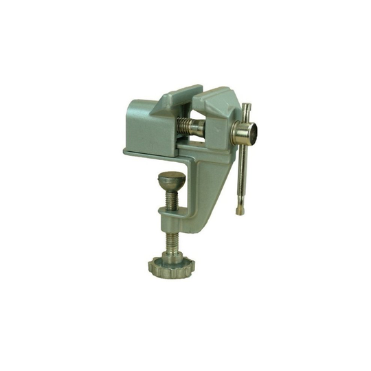 Small Strong & Light Fixed Table Vice - vice bench mini modelcraft pvc7002