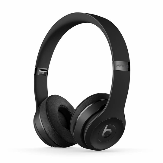 (Matte Black) Beats Solo 3 Wireless Headphones | Wireless On-Ear Headphones