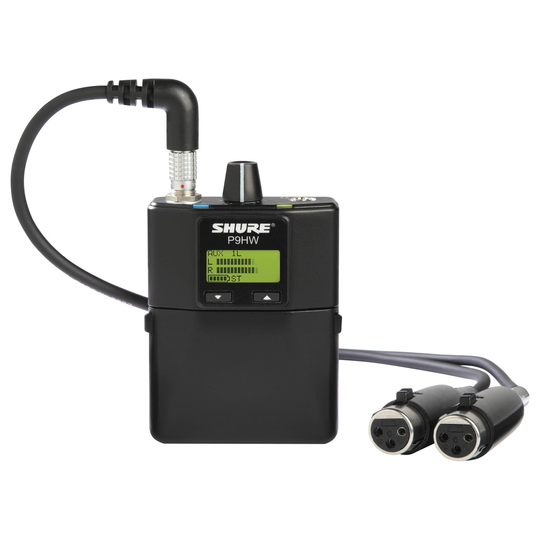 Shure P9HW Wired Stereo Personal Monitor Bodypack