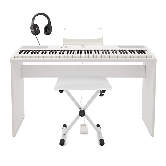 SDP-2 Stage Piano by Gear4music + Complete Pack White