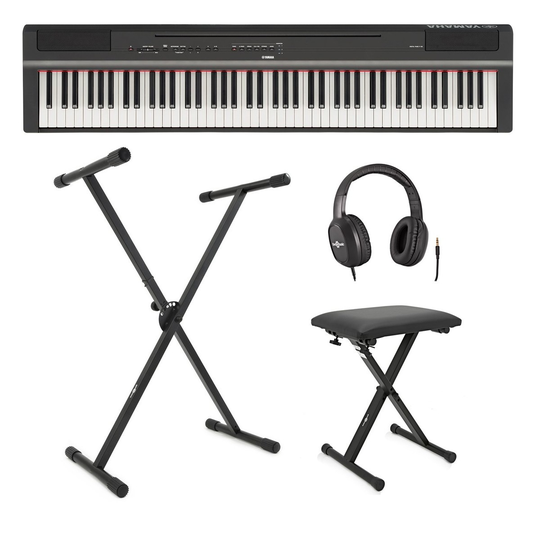 Yamaha P125A Digital Piano X Frame Package Black