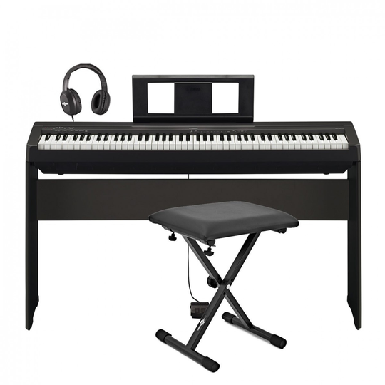 Yamaha P45 Digital Piano Black with Matching Stand