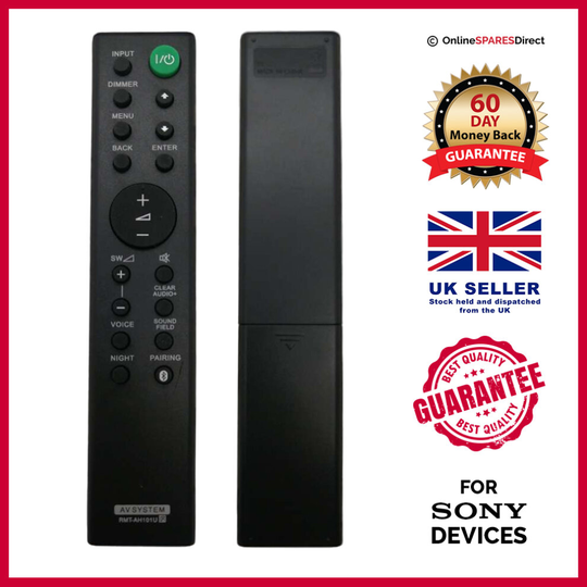 RMT-AH101U Soundbar Remote For SONY HT-CT380 HT-CT780 SA-CT380 SA-WCT380