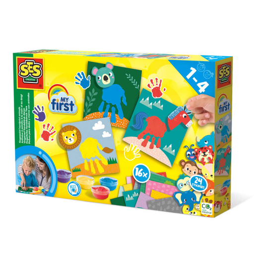 Ses Creative Children's My First Fingerpaint Handprint Animals Set 1 To 4 Years 14443