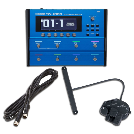 Boss SY-1000 with GK-3B Bass Guitar Pickup and Cable