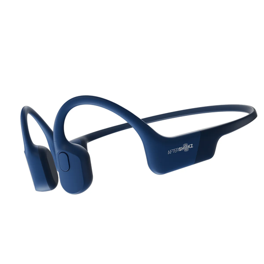AfterShokz AS8000 Aeropex Open-Ear Bone Conduction Stereo Bluetooth Headphones - Blue Eclipse