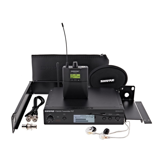 Shure PSM300-T11 Premium Wireless Monitor System with SE215 Earphones