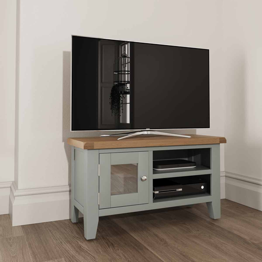 Madera Ready Assembled TV Unit - Grey