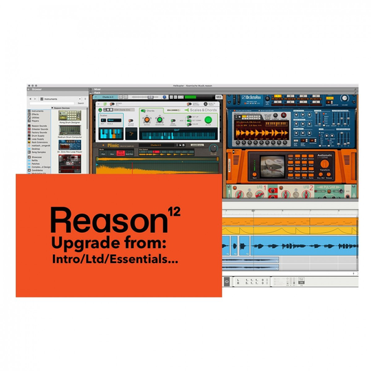 Reason 12 Upgrade for Intro/Ltd/Essentials/Adapted/Lite