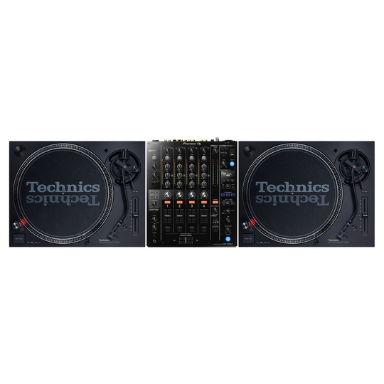 Technics SL-1210 MK7 Turntables with Pioneer DJM-750 MK2
