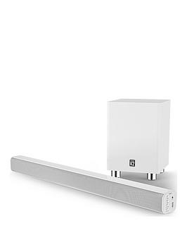 Majority K2 150W Soundbar With Wireless Sub (Arc Hdmi/Bluetooth/Aux/Optical) - White