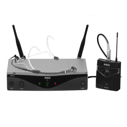 AKG WMS420 Wireless Headset Set Ch70