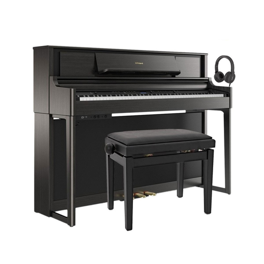 Roland LX705 Digital Piano Package Charcoal Black