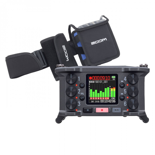 Zoom F6 Field Recorder with Protective Case