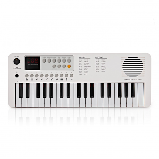 VISIONKEY-1 37 Key Portable Mini Keyboard White