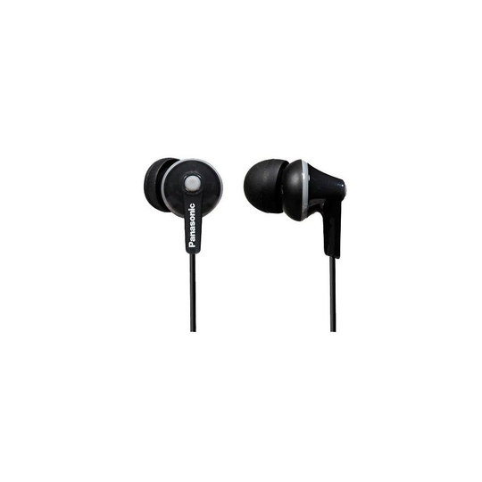Panasonic RP-HJE125-K Ergo Fit In-Ear Headphone Earphones