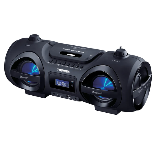 Toshiba TYCWU500 Portable Bluetooth CD Boombox - Black