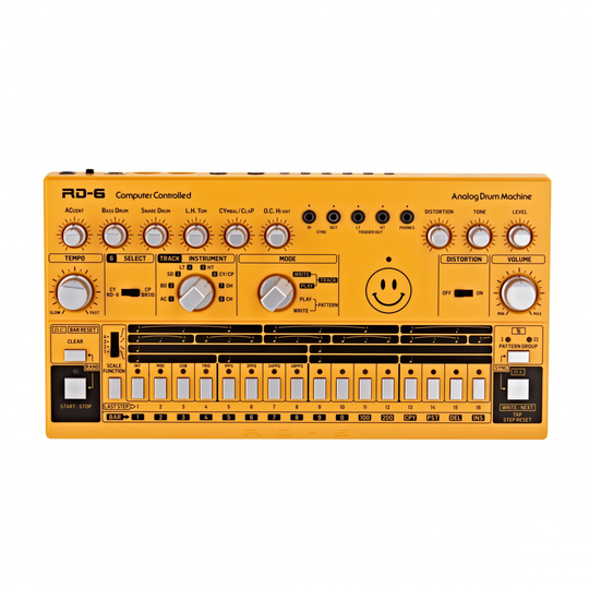 Behringer RD-6 Drum Machine Yellow