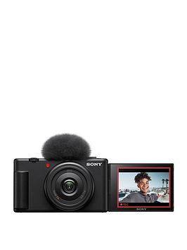 Sony Vlog Camera Zv-1F Digital Camera (Vari-Angle Screen, 4K Video, Slow Motion, Vlog Features) - Black
