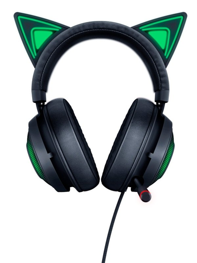 Razer Kraken Kitty - Kitty Ear USB Headset with Chroma - Black