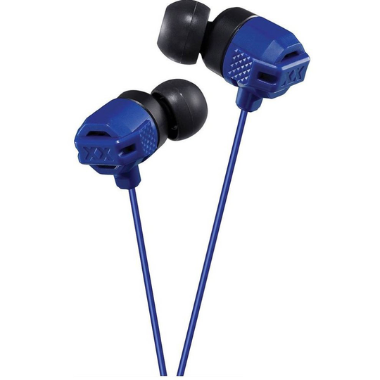 JVC HA-FX102-A Blue Xtreme Bass Xplosives In-Ear Earphone/Headphone (HAFX102A)