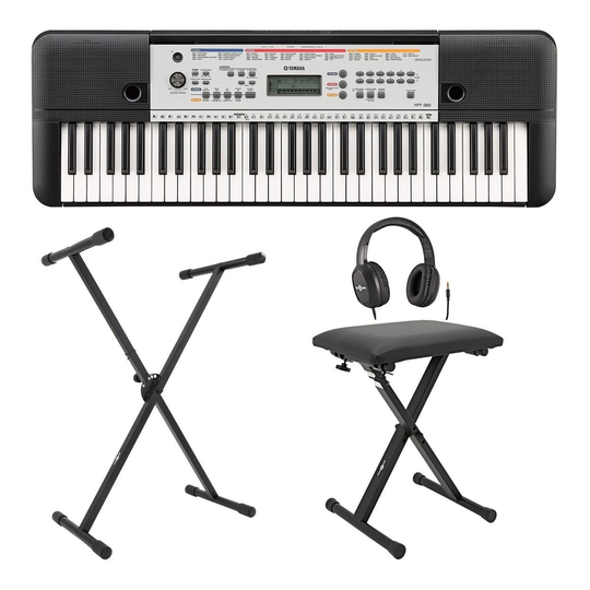 Yamaha YPT 260 61-Key Portable Keyboard Package