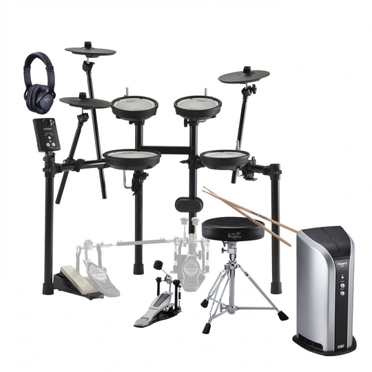 Roland TD-1DMK V-Drums Electronic Drum Kit Ultimate Bundle