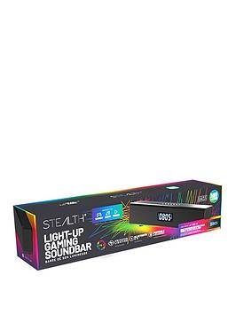 Stealth Light Up Soundbar With Digital Clock And Gaming Session Timer