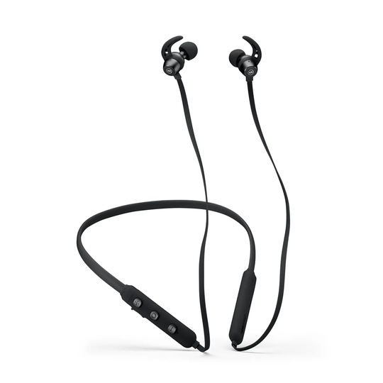 MIXX UltraFit Bluetooth Wireless NeckBand Earphones - Black