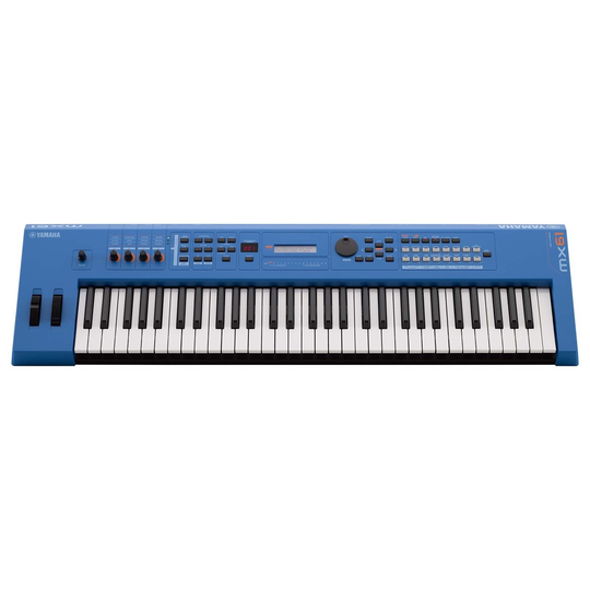 Yamaha MX61 II Music Production Synthesizer Blue