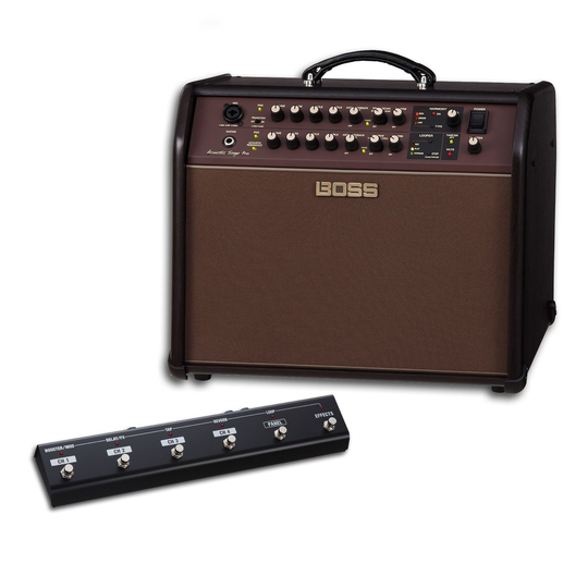 Boss Acoustic Singer Pro Amplifier with GA-FC Foot Controller