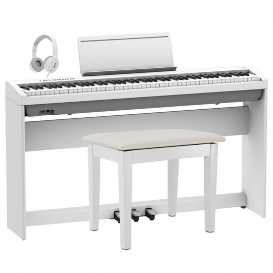 Roland FP-30X Home Piano Bundle White