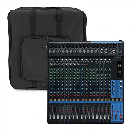 Yamaha MG20 20 Channel Analog Mixer with Gear4music Bag