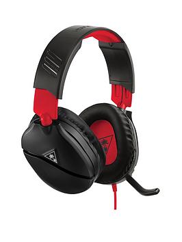 Turtle Beach Recon 70N Gaming Headset For Nintendo Switch, Ps5, Ps4, Xbox, Pc - Black &Amp; Red