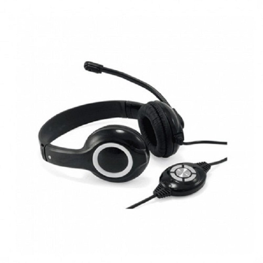 USB Stereo On-Ear Headset - Red