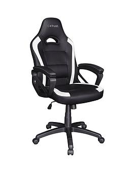 Trust Gxt1701R Ryon Gaming Chair White - Fully Adjustable