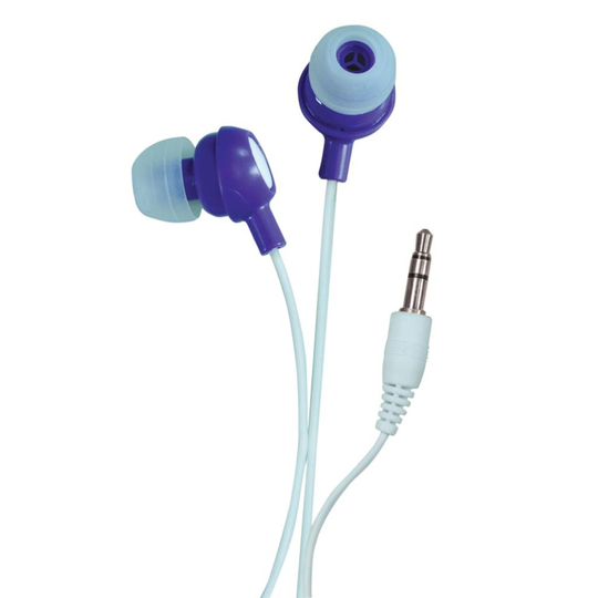 Bud Type Digital Stereo Earphones - Colour Pure Purple