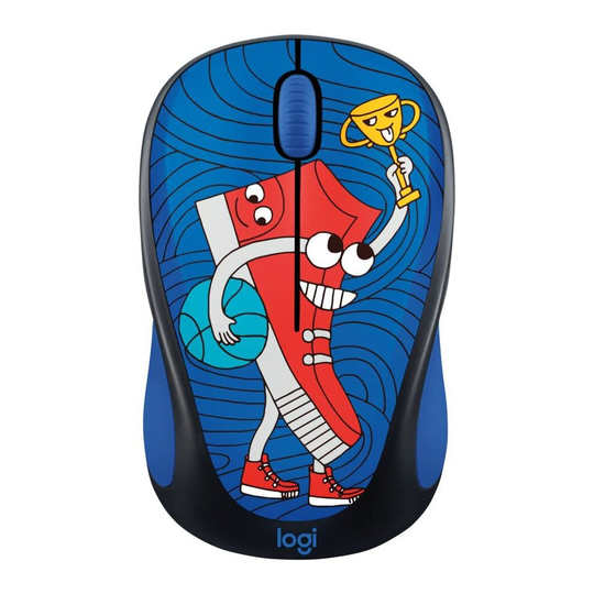 Logitech Doodle Collection M238 Mouse - Optical - Wireless - 3 Button(s) - Sneakerhead