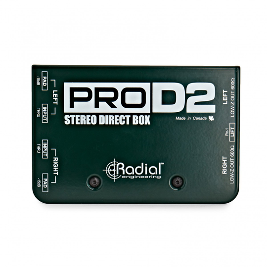 Radial ProD2 Stereo Passive DI Box